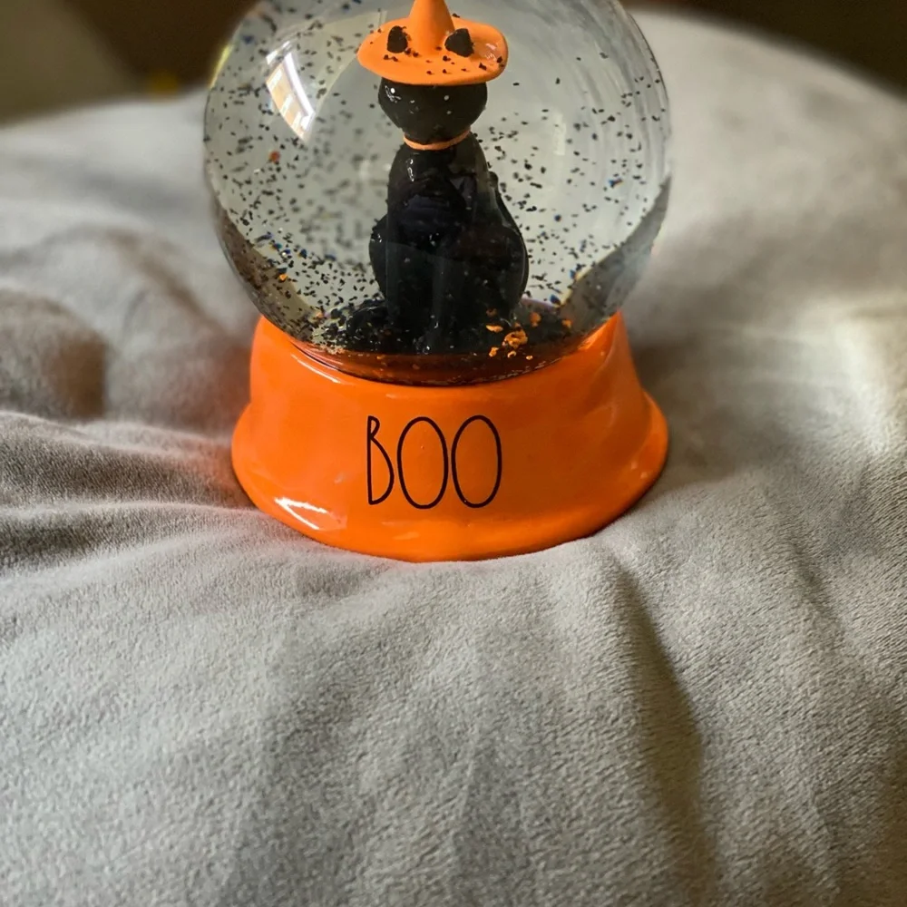 Rae Dunn Halloween snow globe